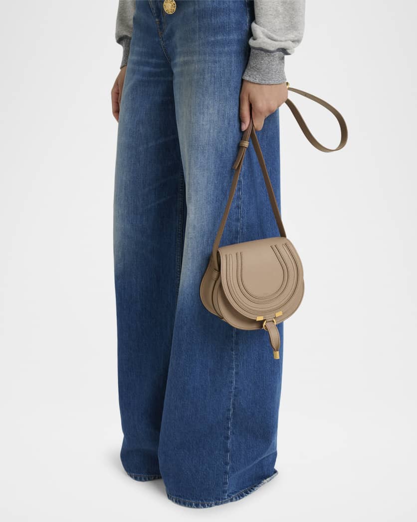 Marcie Small Crossbody Bag in Grained Calfskin
