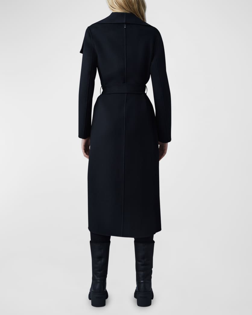 Mai Wool Belted Wrap Coat 