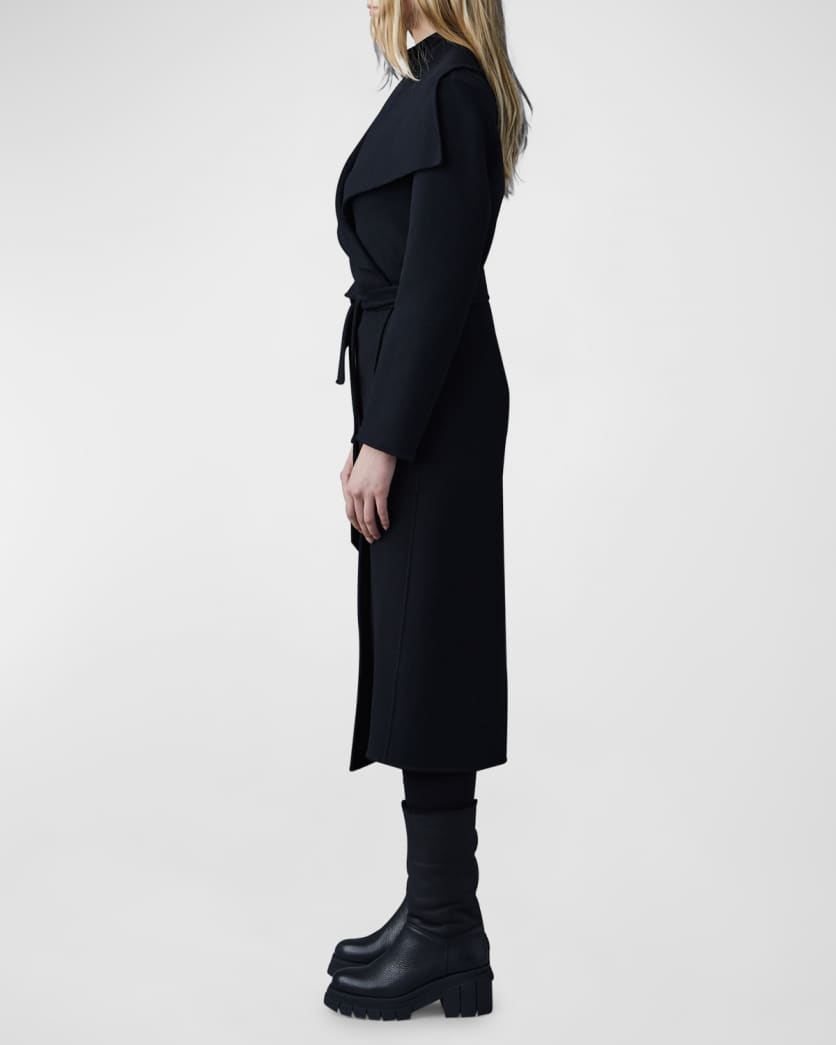 Mai Wool Belted Wrap Coat 