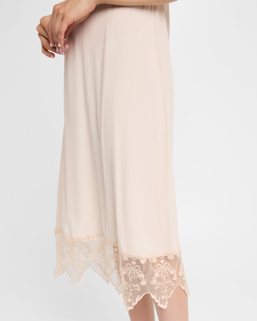 Lace-Trim Slip Dress 