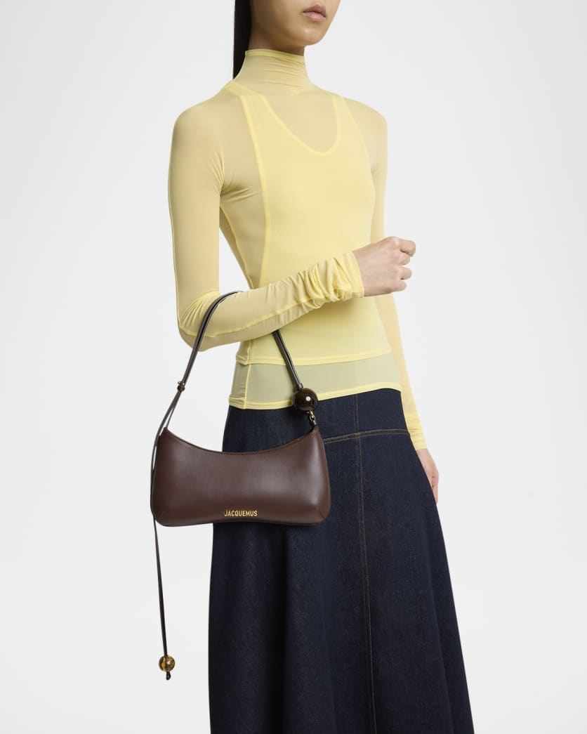 Le Bisou Perle Leather Shoulder Bag