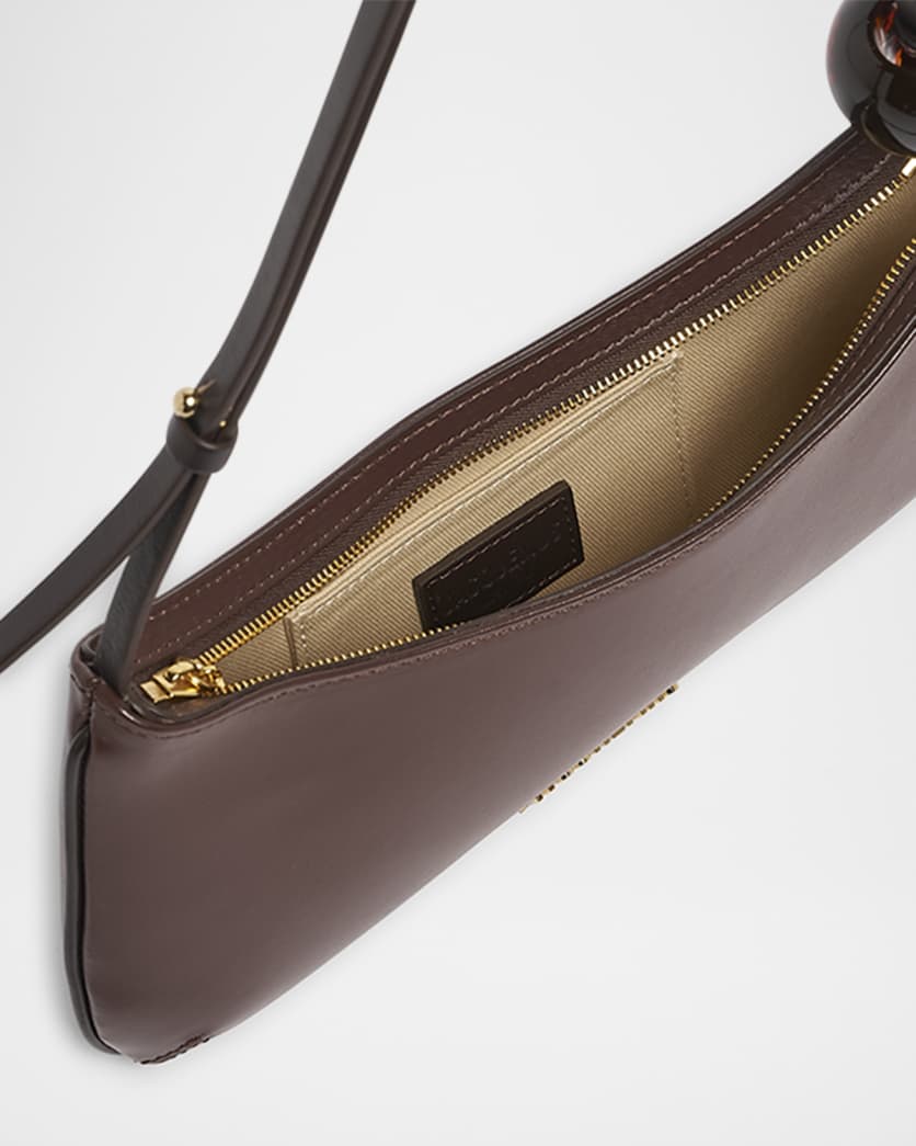 Le Bisou Perle Leather Shoulder Bag