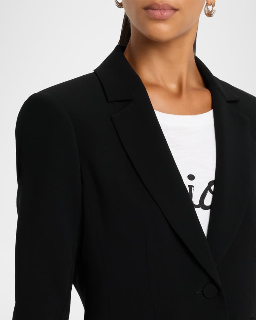 Khloe Petite Cropped 3/4-Sleeve Blazer