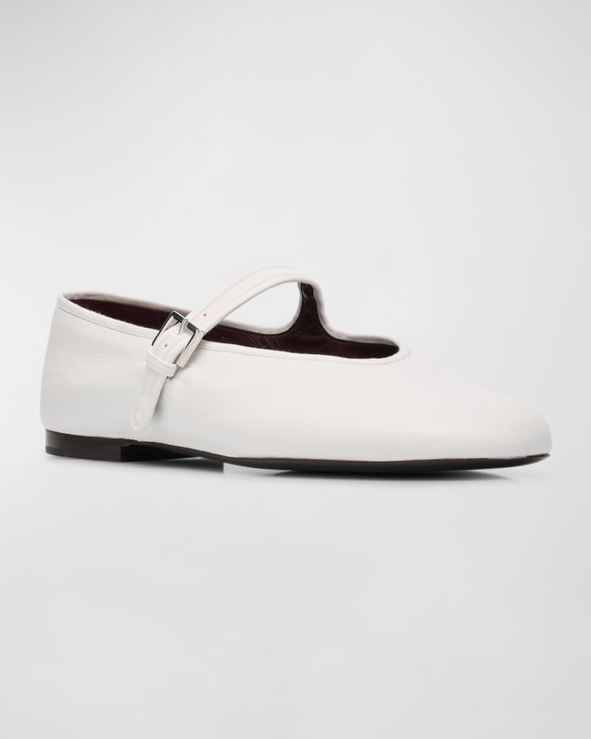 Boheme Leather Mary Jane Ballerina Flats 2