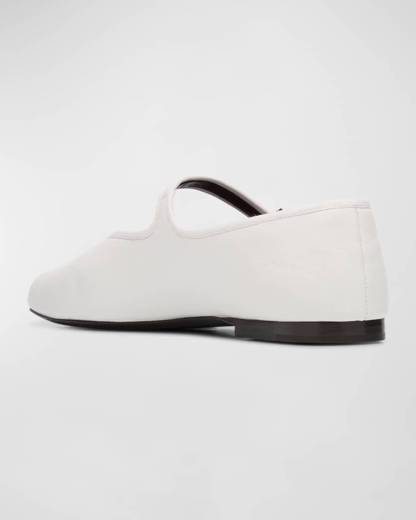 Boheme Leather Mary Jane Ballerina Flats 3