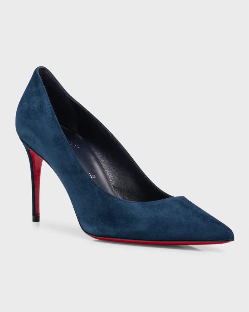 Kate Suede Red Sole Classic Pumps