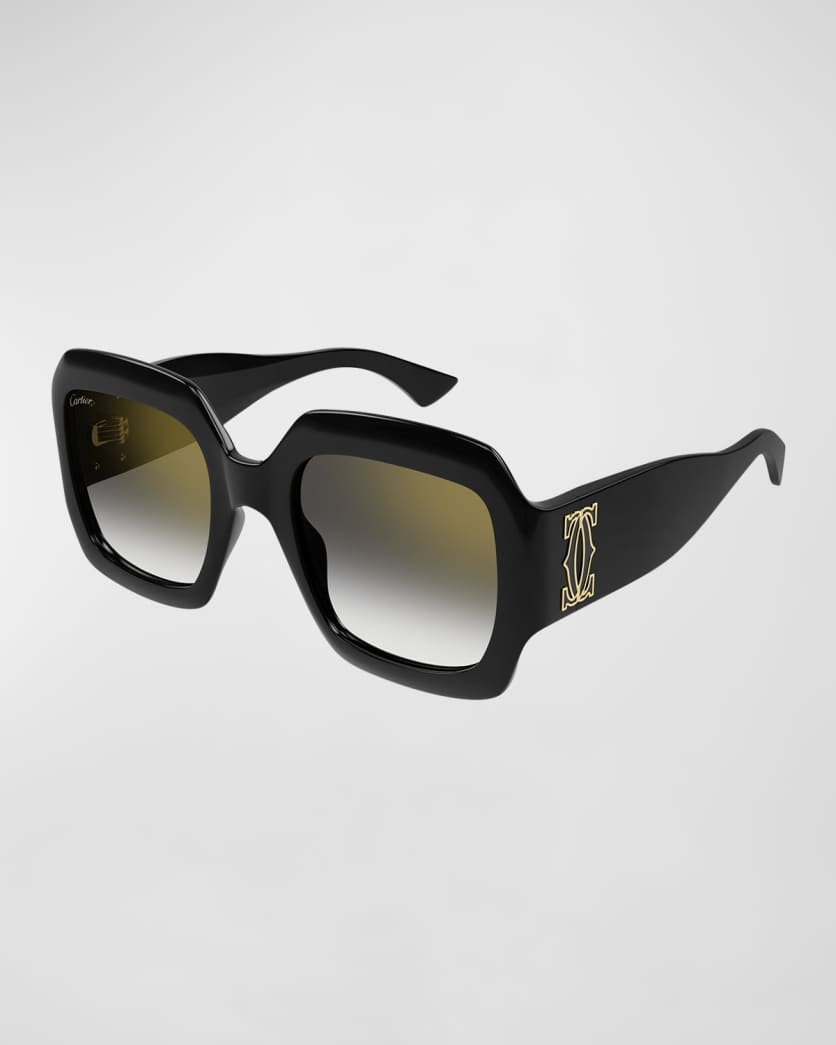Monogram Acetate Square Sunglasses