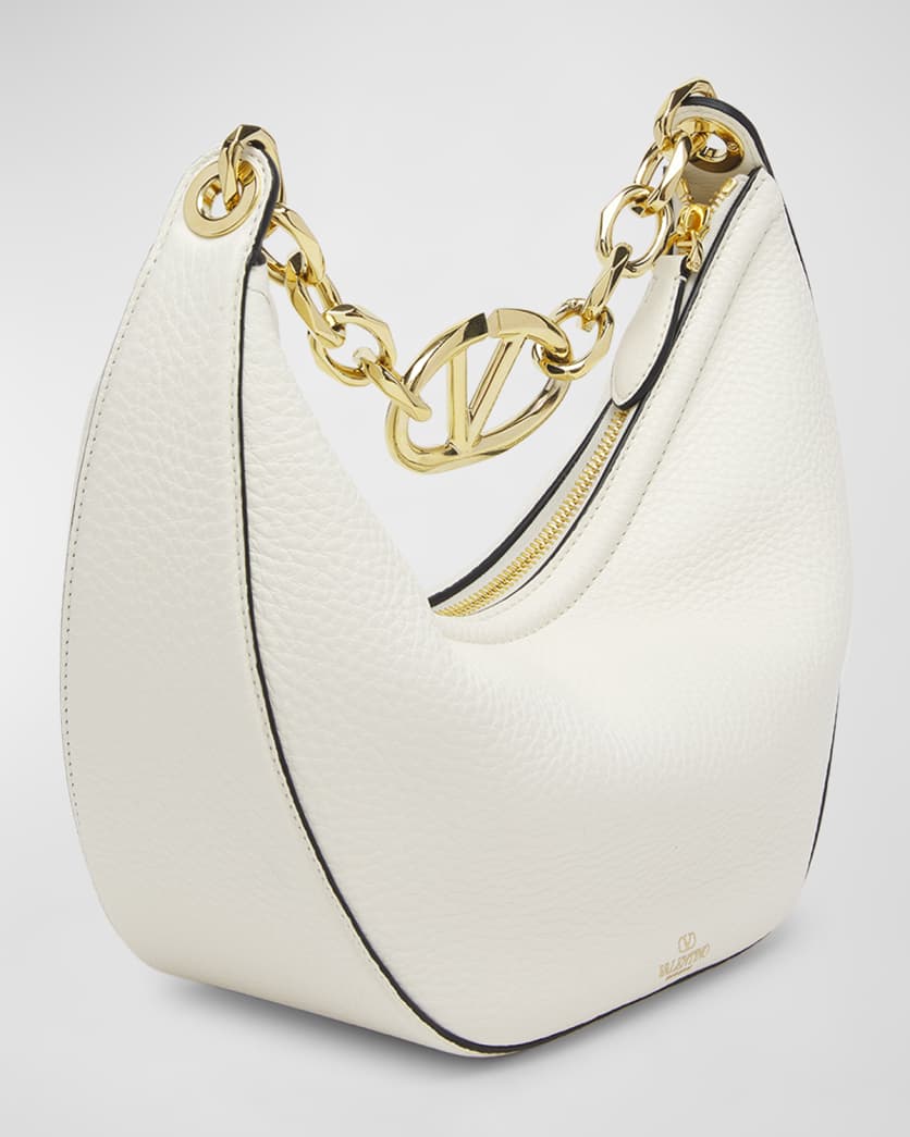 Small VLOGO Moon Hobo Bag 6