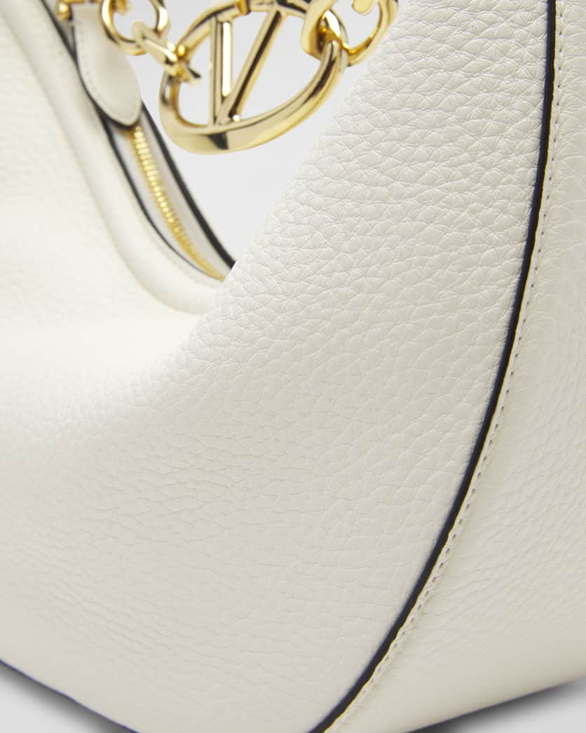 Small VLOGO Moon Hobo Bag 8