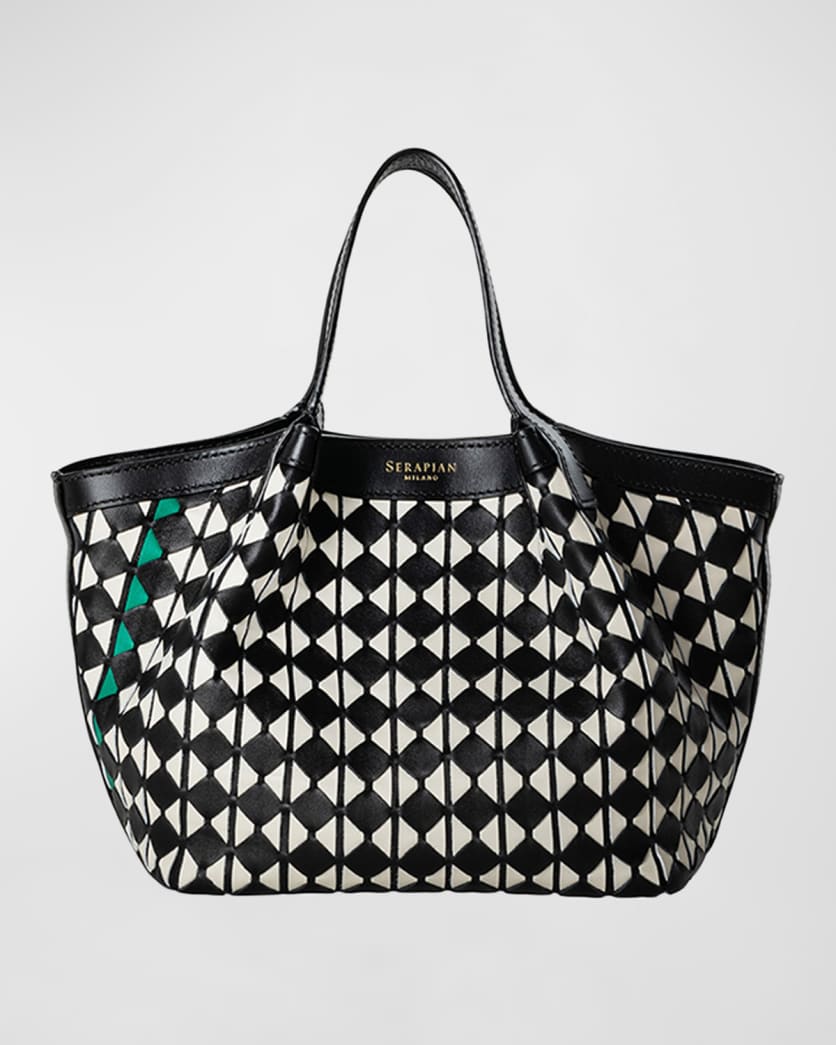 Secret Mini Mosaic Leather Tote Bag 0