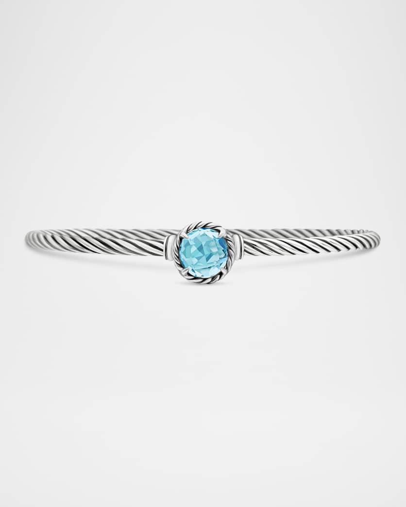 3mm Petite Chatelaine Bracelet in Silver 0