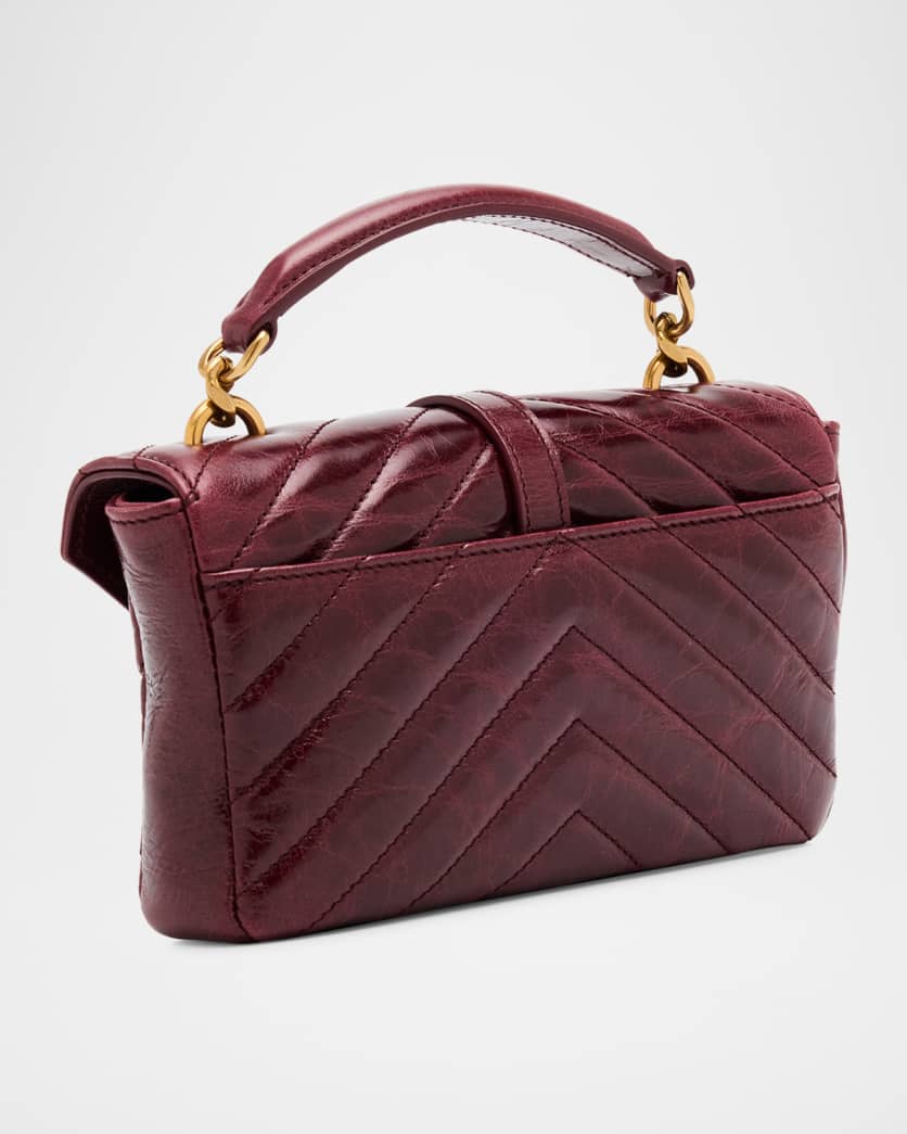 College Mini YSL Quilted Crossbody Bag