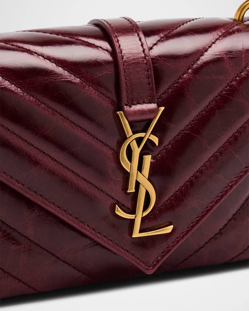 College Mini YSL Quilted Crossbody Bag