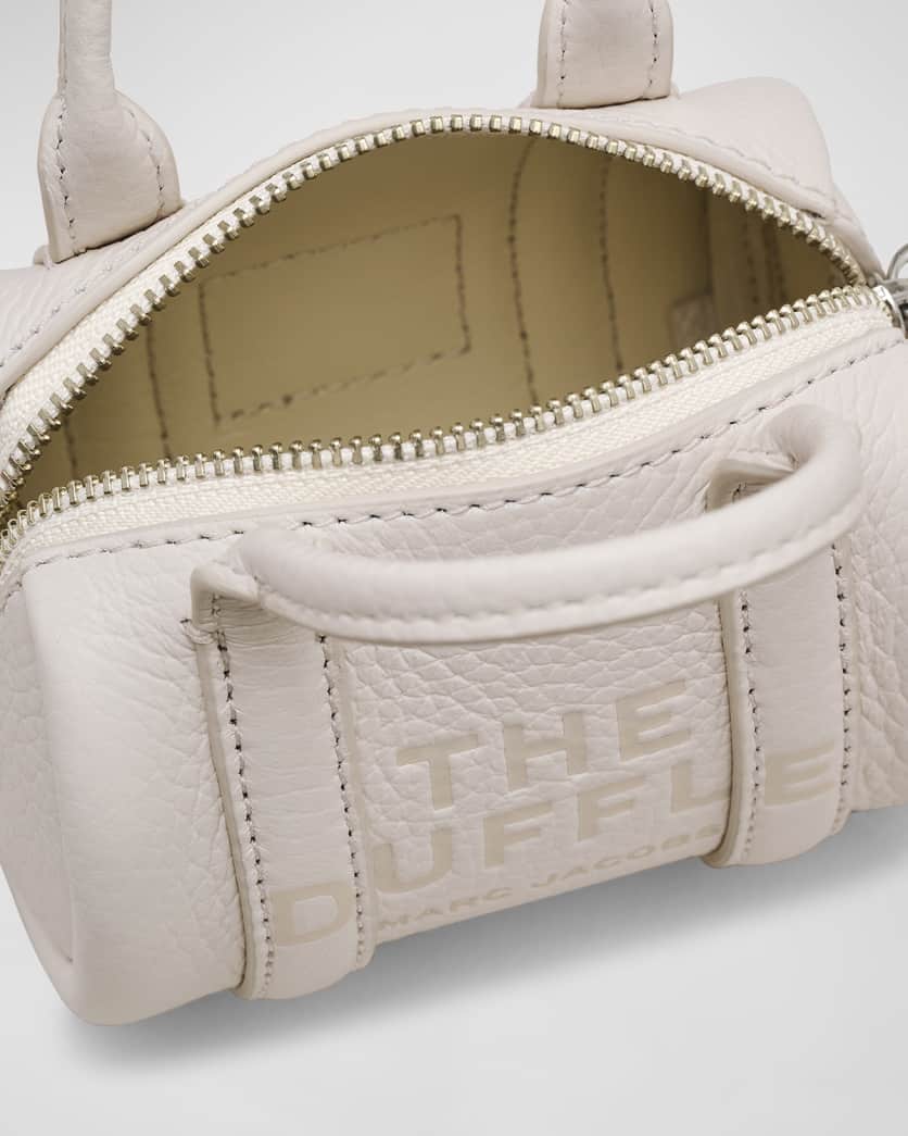 The Leather Nano Duffle Crossbody Bag