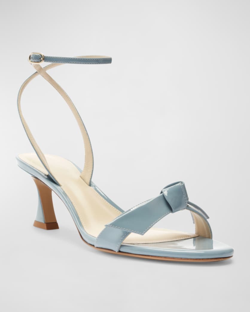 Clarita Bell Leather Ankle-Strap Sandals