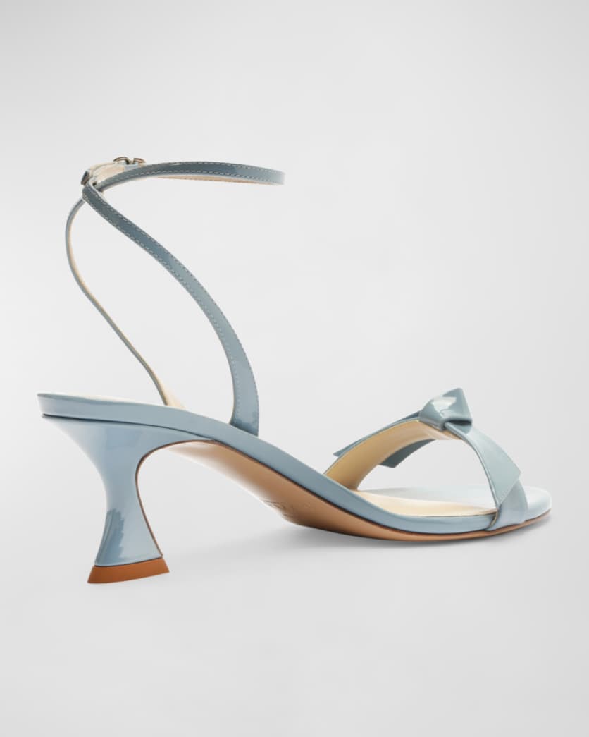 Clarita Bell Leather Ankle-Strap Sandals