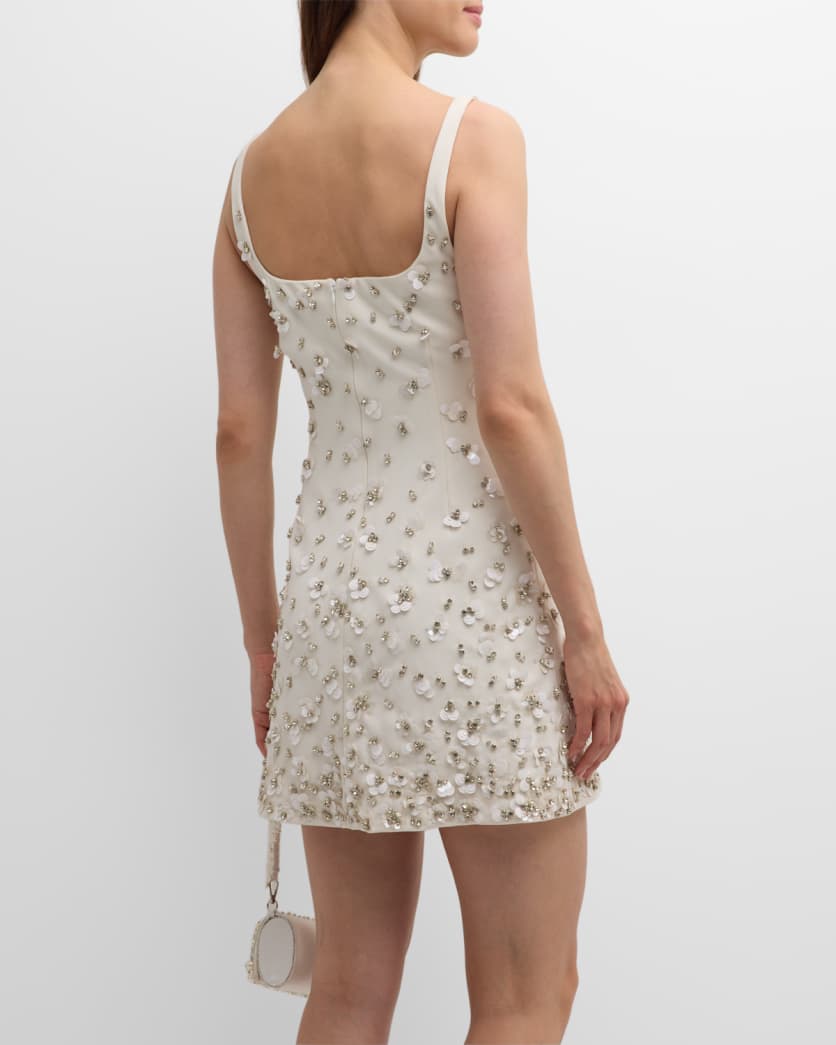 Ziva Sequin & Rhinestone Mini Dress