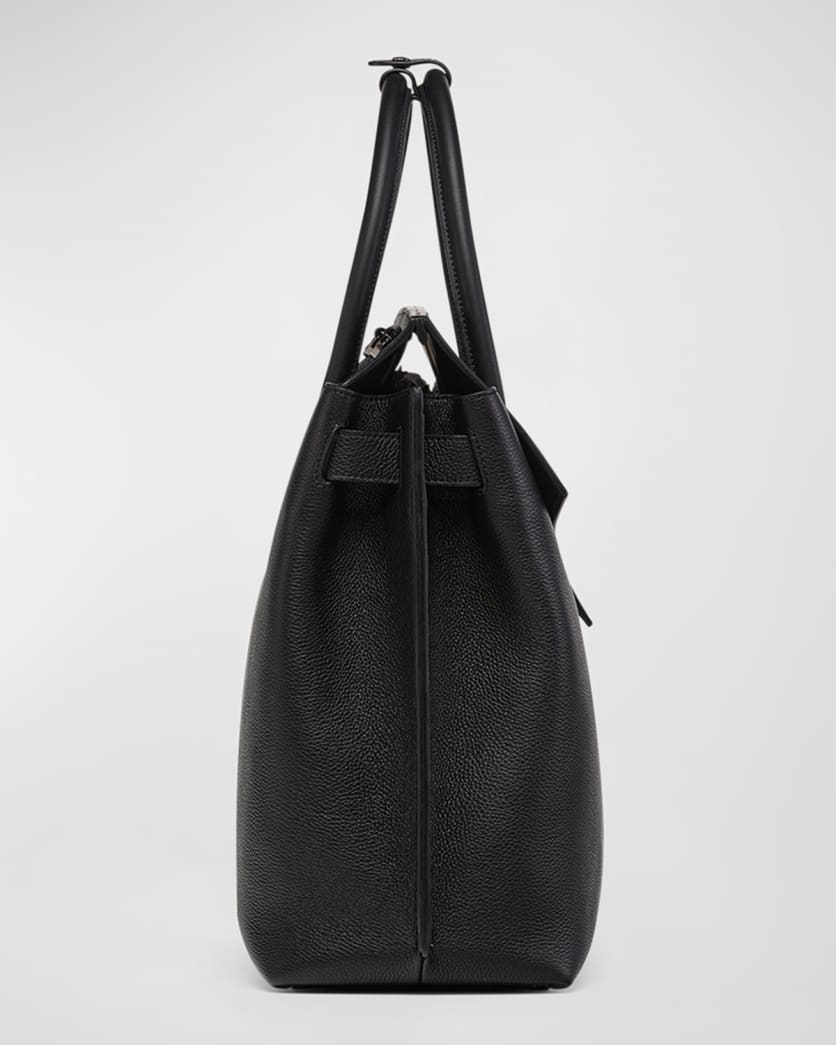XL Diamond Calf Leather Tote Bag