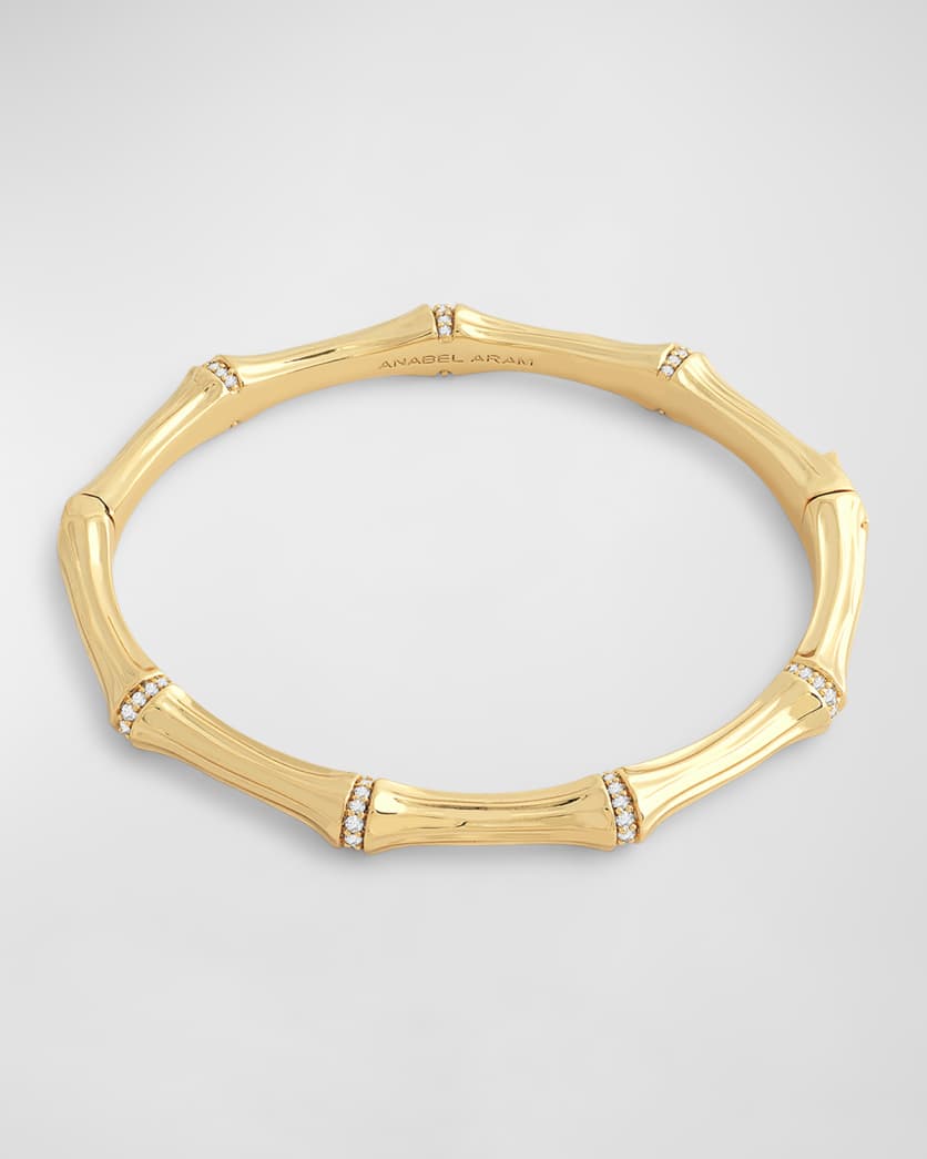 Bamboo Hinged Bangle 