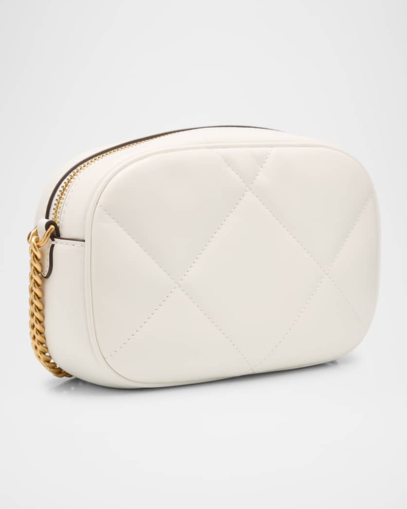 Kira Diamond-Quilted Leather Crossbody Bag