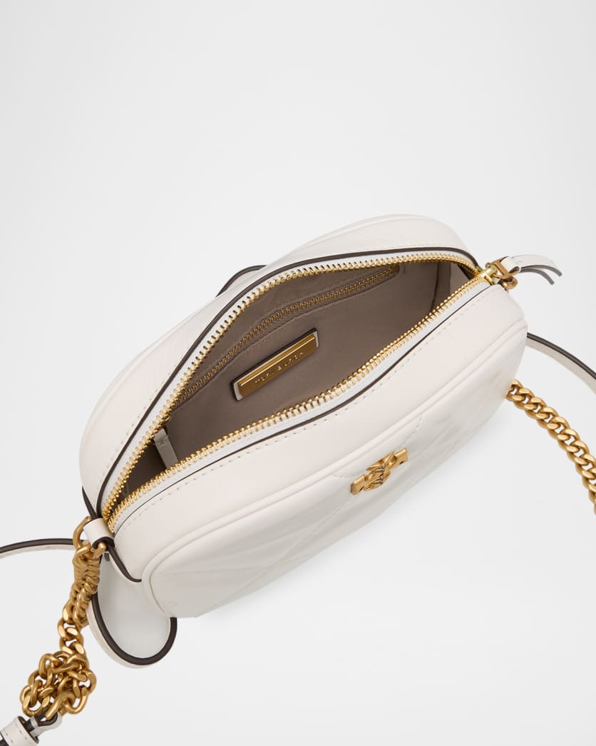 Kira Diamond-Quilted Leather Crossbody Bag