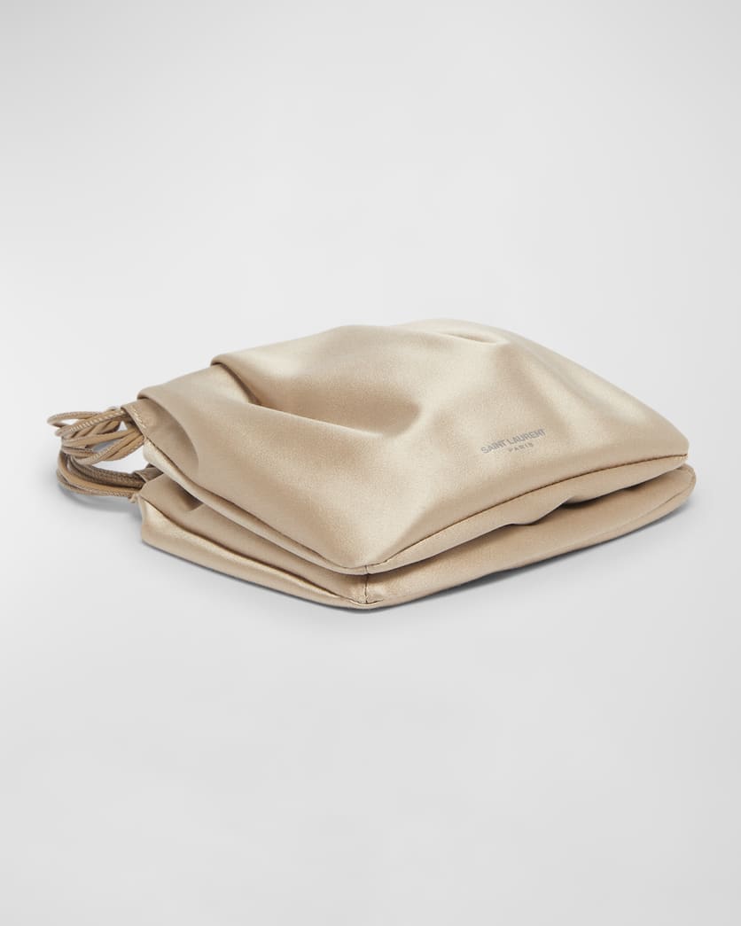 Mini Pochon Satin Top-Handle Bag