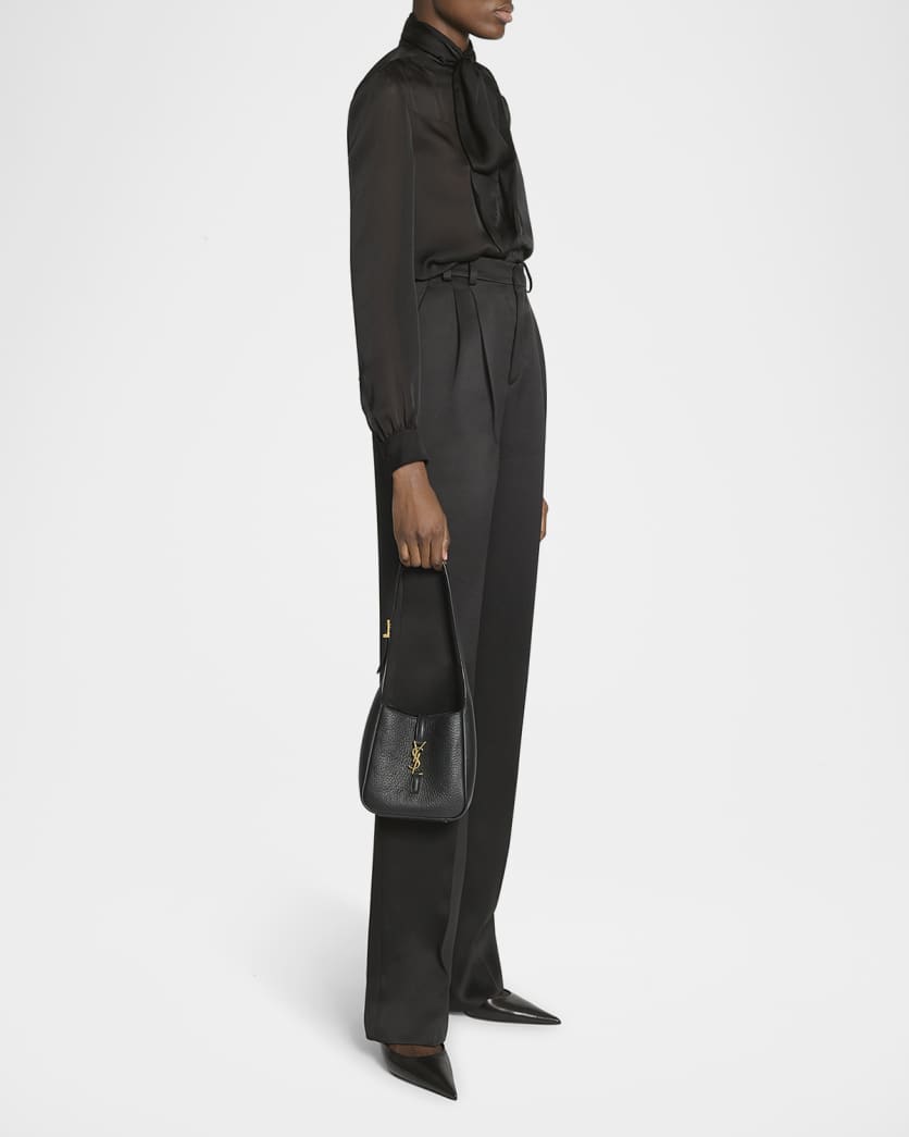 Le 5 A 7 YSL Hobo Bag in Deer Leather