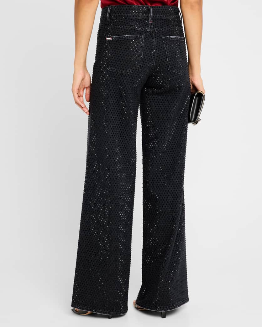Trish Low-Rise Embellished Baggy Jeans 2