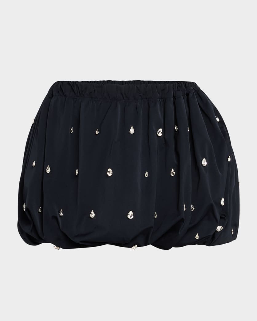Holly Embellished Bubble Mini Skirt 0