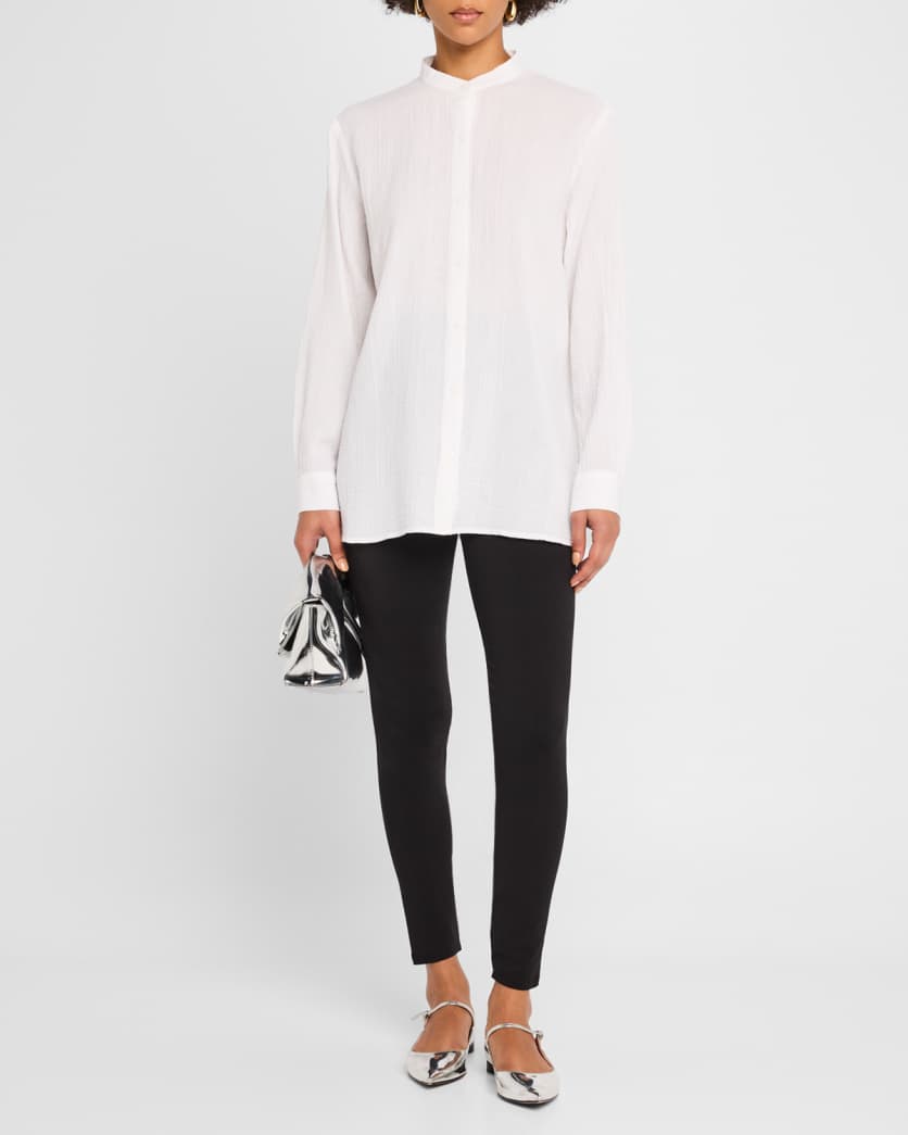 Button-Down Ripple Organic Cotton Shirt