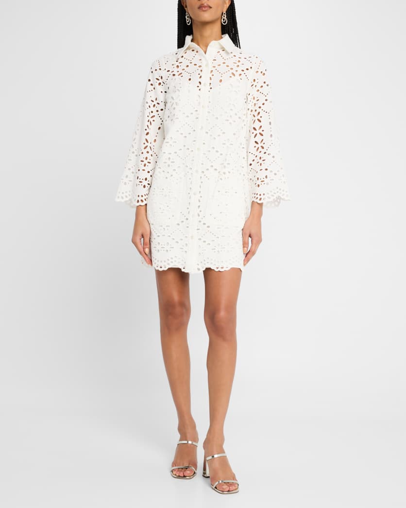 Sumatra Eyelet Shirtdress