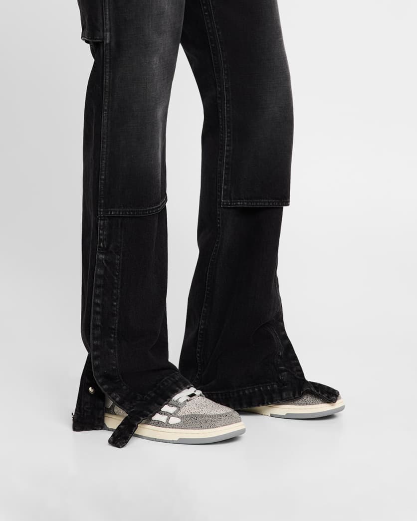 Men's Crystal Skel Low-Top Sneakers