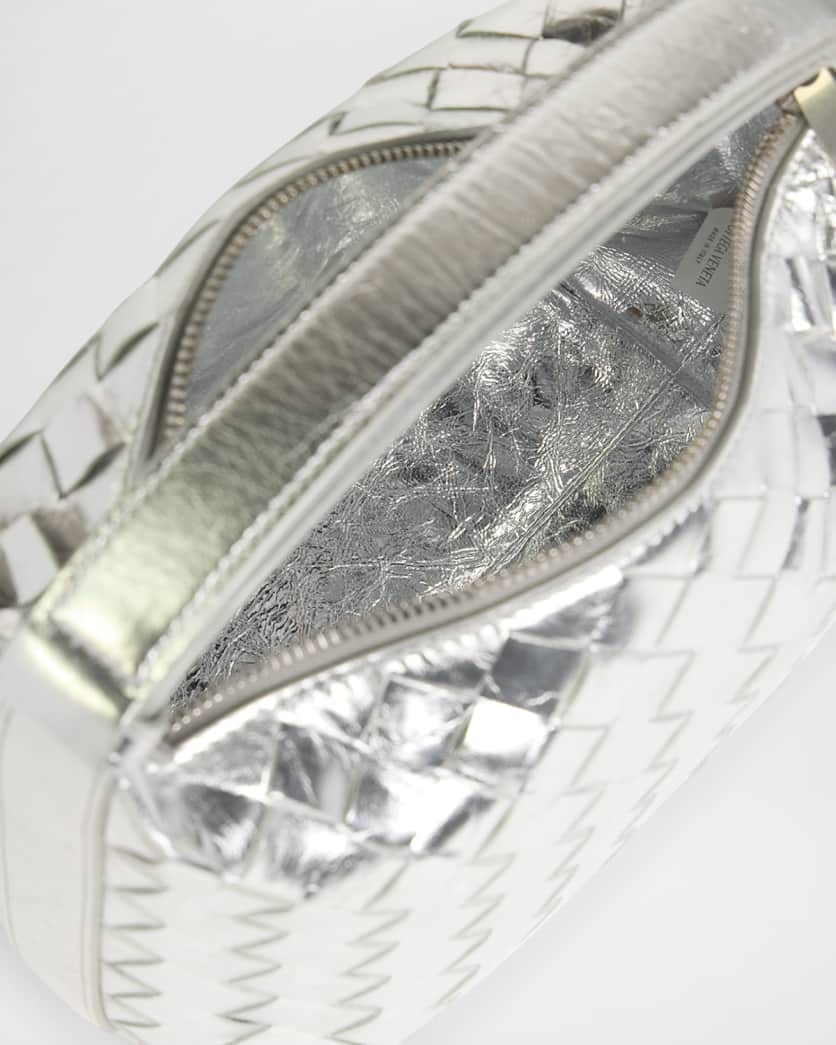Mini Wallace Metallic Leather Shoulder Bag