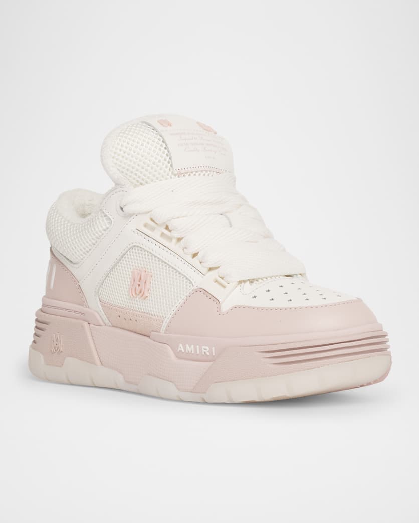 MA-1 Mesh & Leather Chunky Sneakers