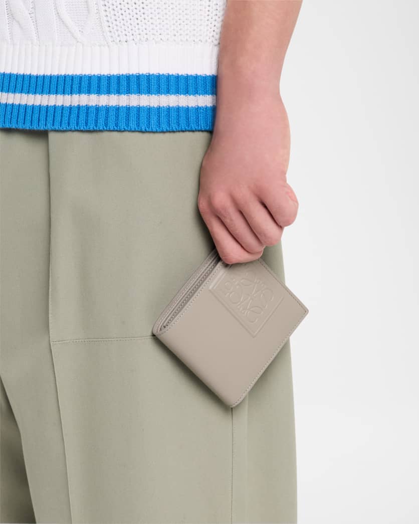 Men's Satin Calfskin Bifold Wallet