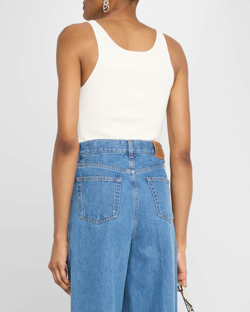 Compact Knit Tank Top