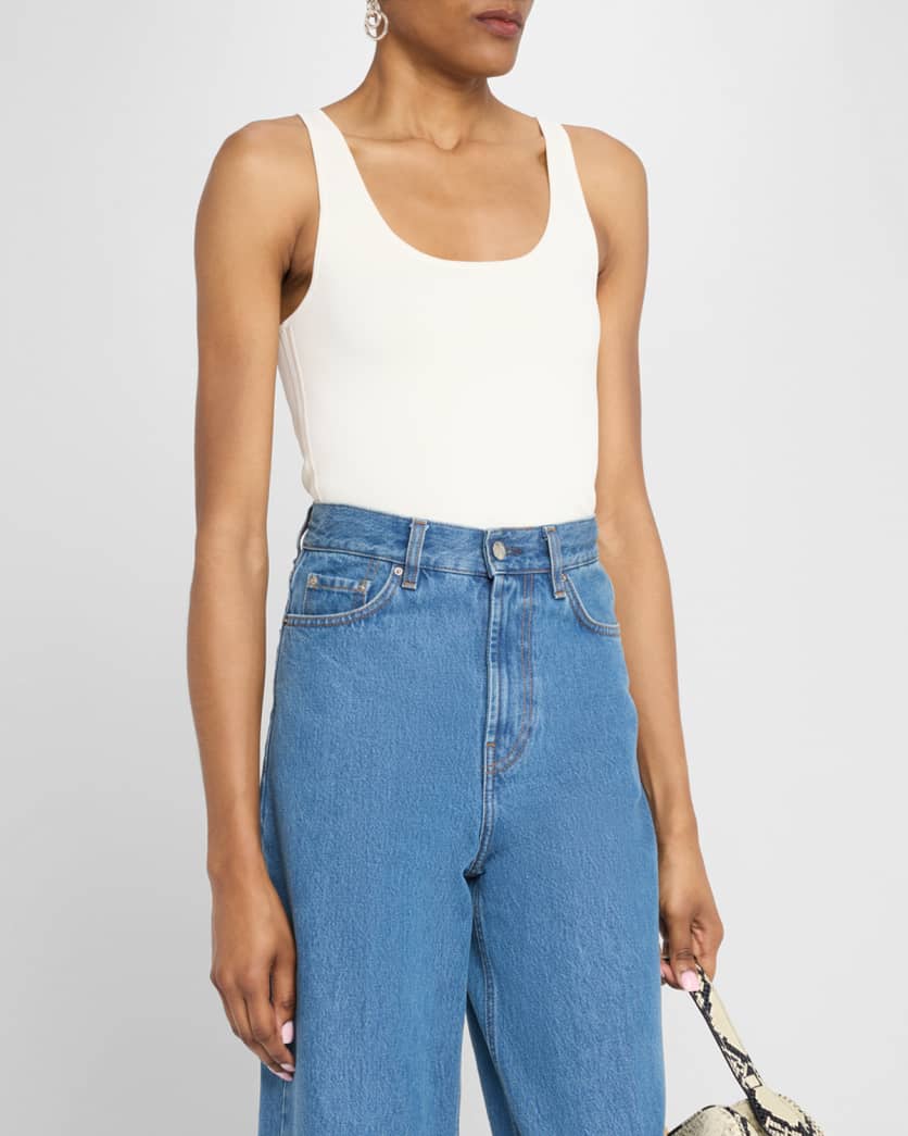 Compact Knit Tank Top