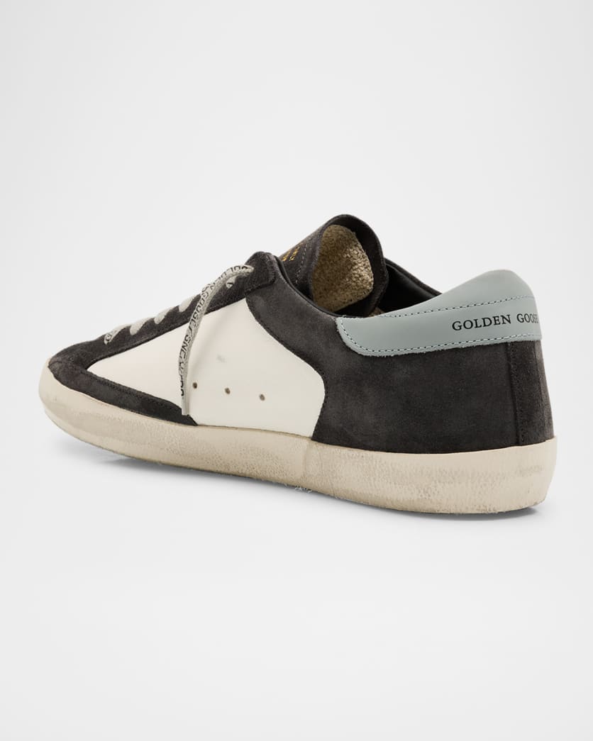 Men's Super-Star Leather and Suede Low-Top Sneakers