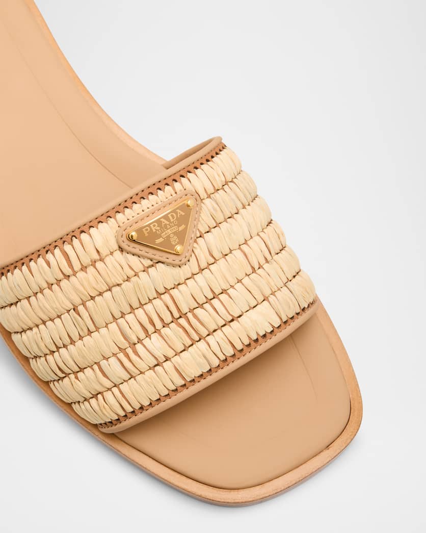 Stuoia Raffia Easy Slide Sandals 5
