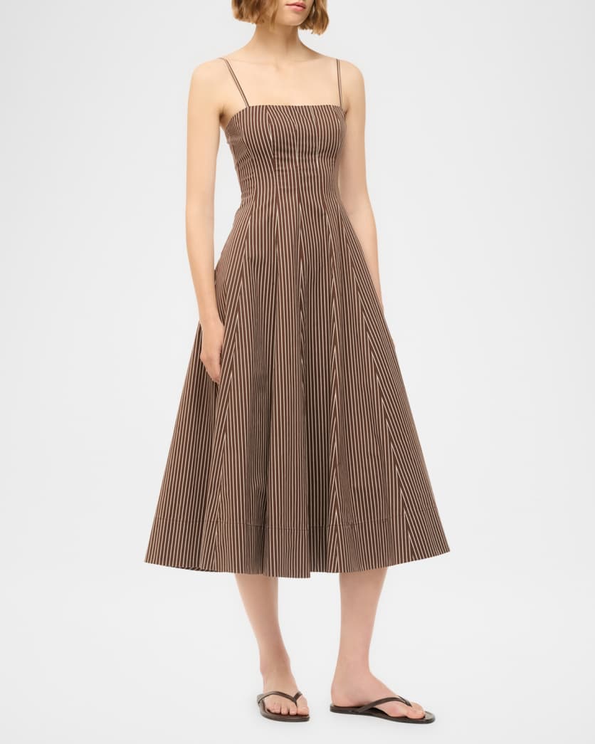 Wylie Striped Midi Dress