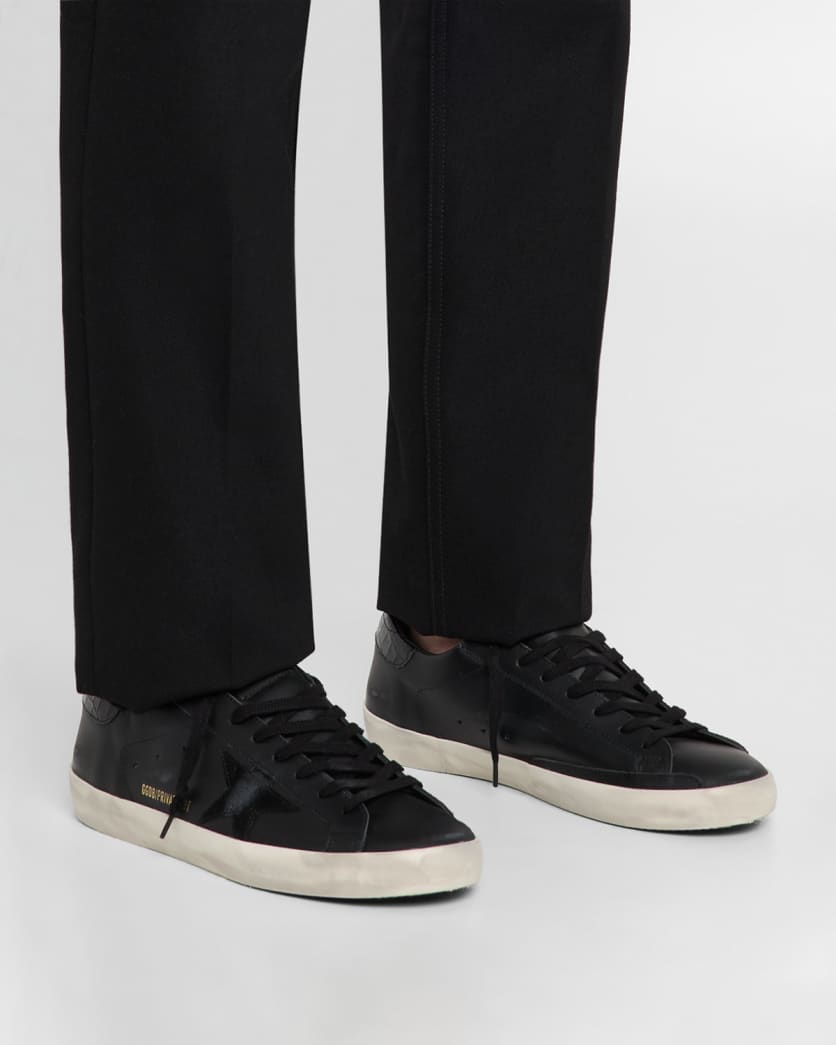 Men's Super-Star Low-Top Leather Sneakers