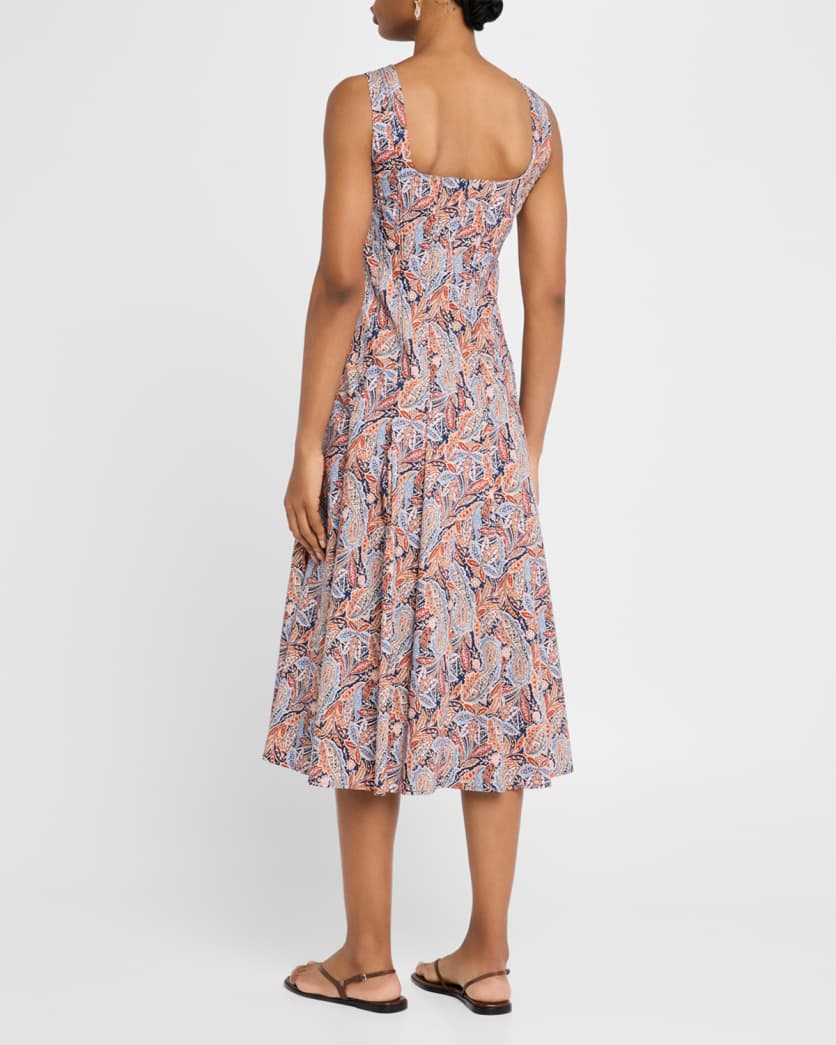 Jolie Fit-And-Flare Midi Dress