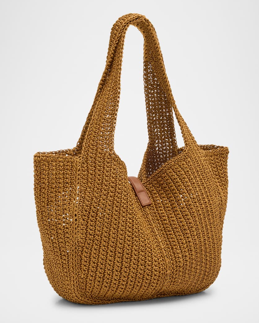 Bea YSL Tote Bag in Cord and Leather 