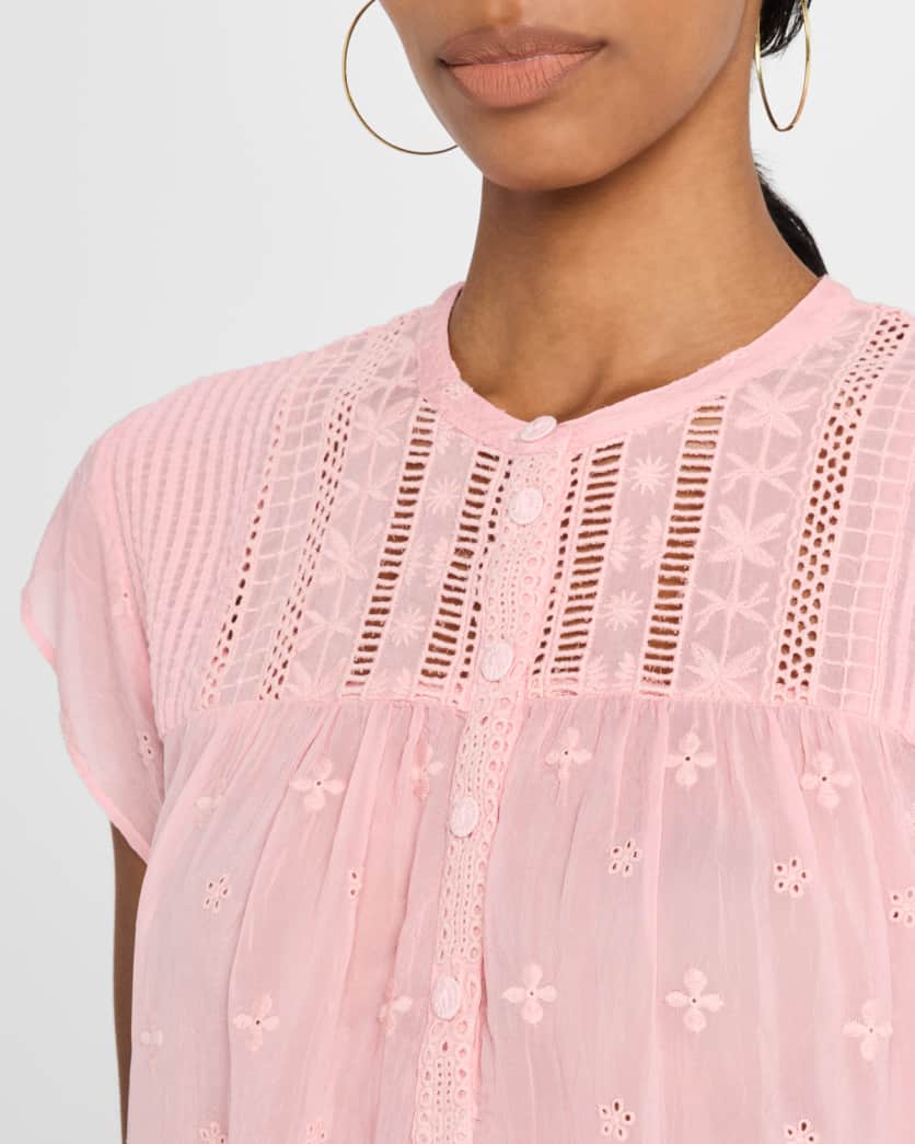 Tunara Embroidered Georgette Blouse