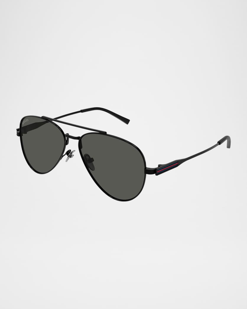Men's GG1874SM Metal Aviator Sunglasses