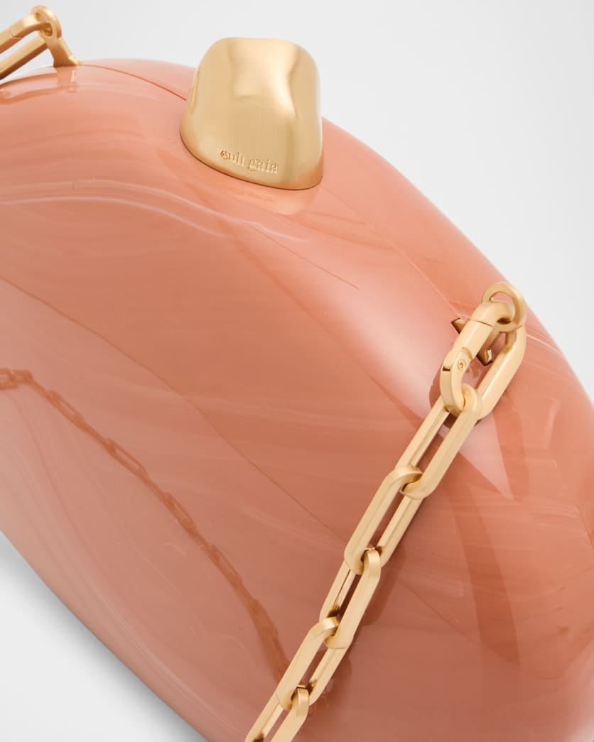 Eviana Glossy Acrylic Clutch Bag