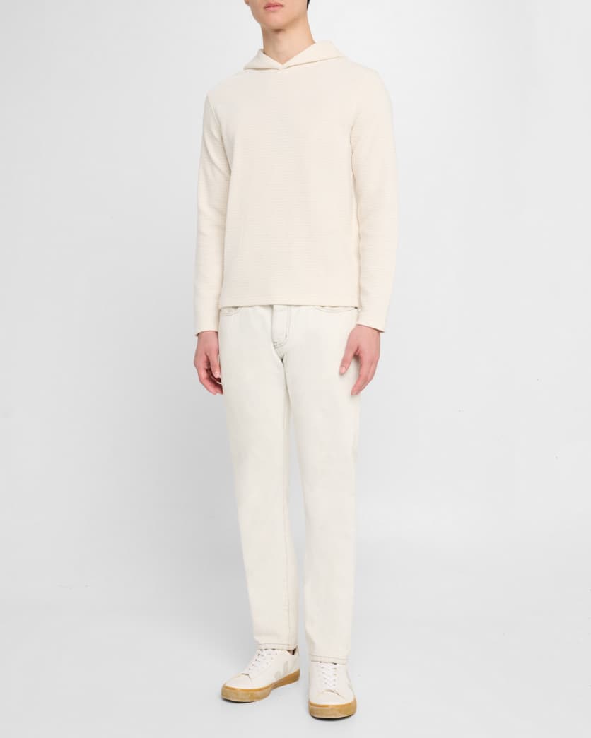 Men's Double-Face Textured Hoodie