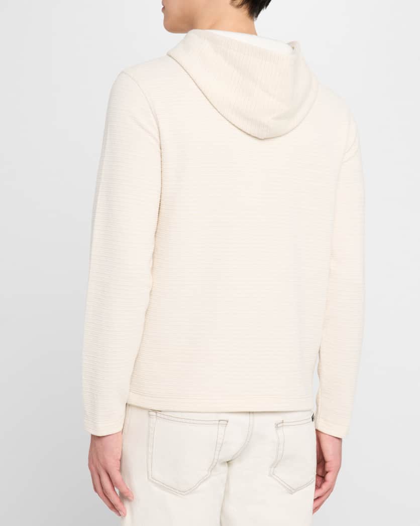 Men's Double-Face Textured Hoodie