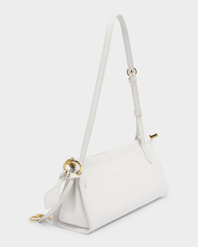 Le Click Small Shoulder Bag in Glossy Leather
