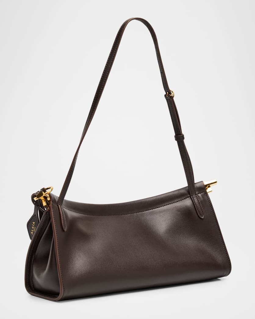 Le Click Medium Shoulder Bag in Glossy Leather